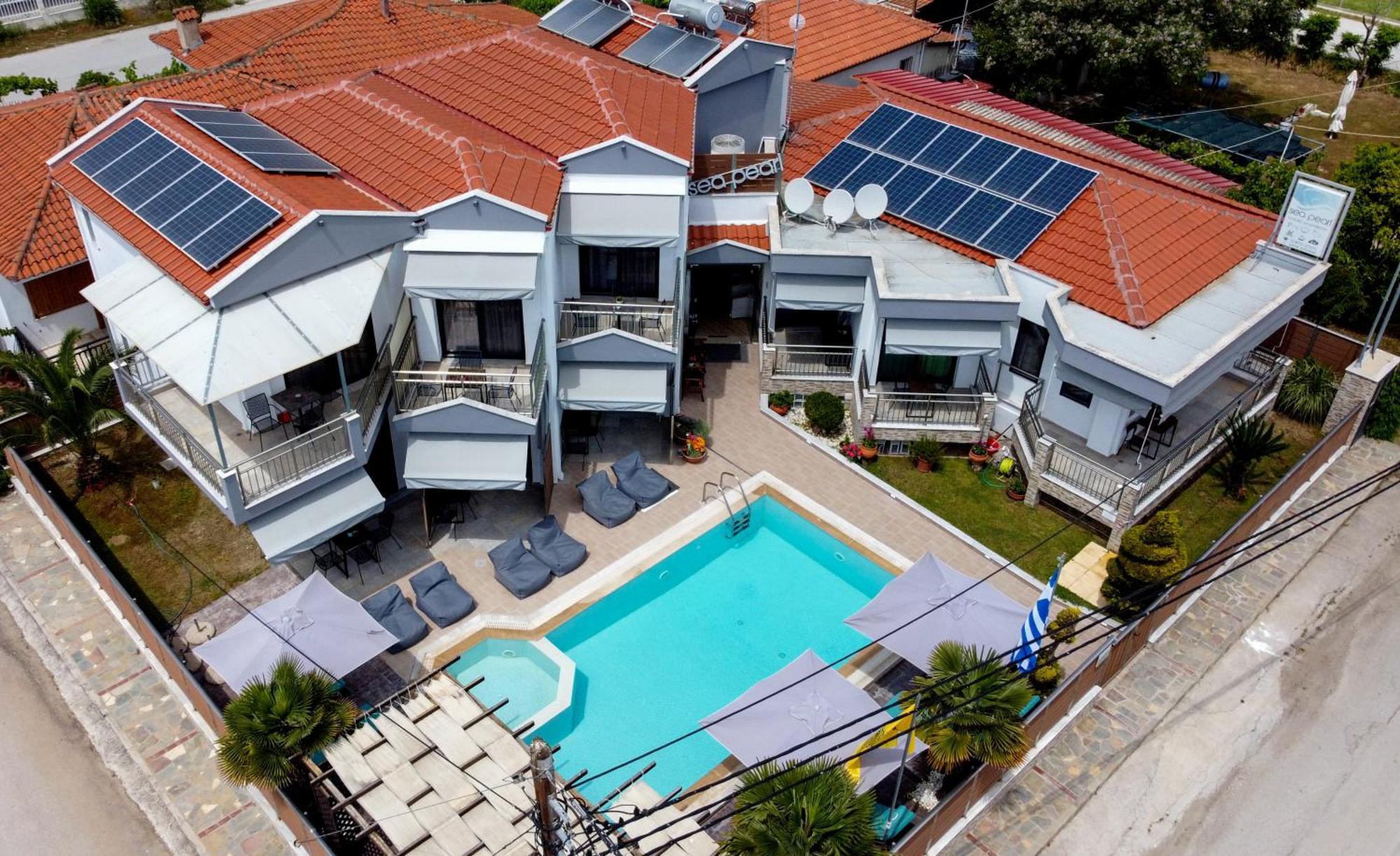 Sea Pearl Luxury Apartments Nea Vrasna Exterior foto