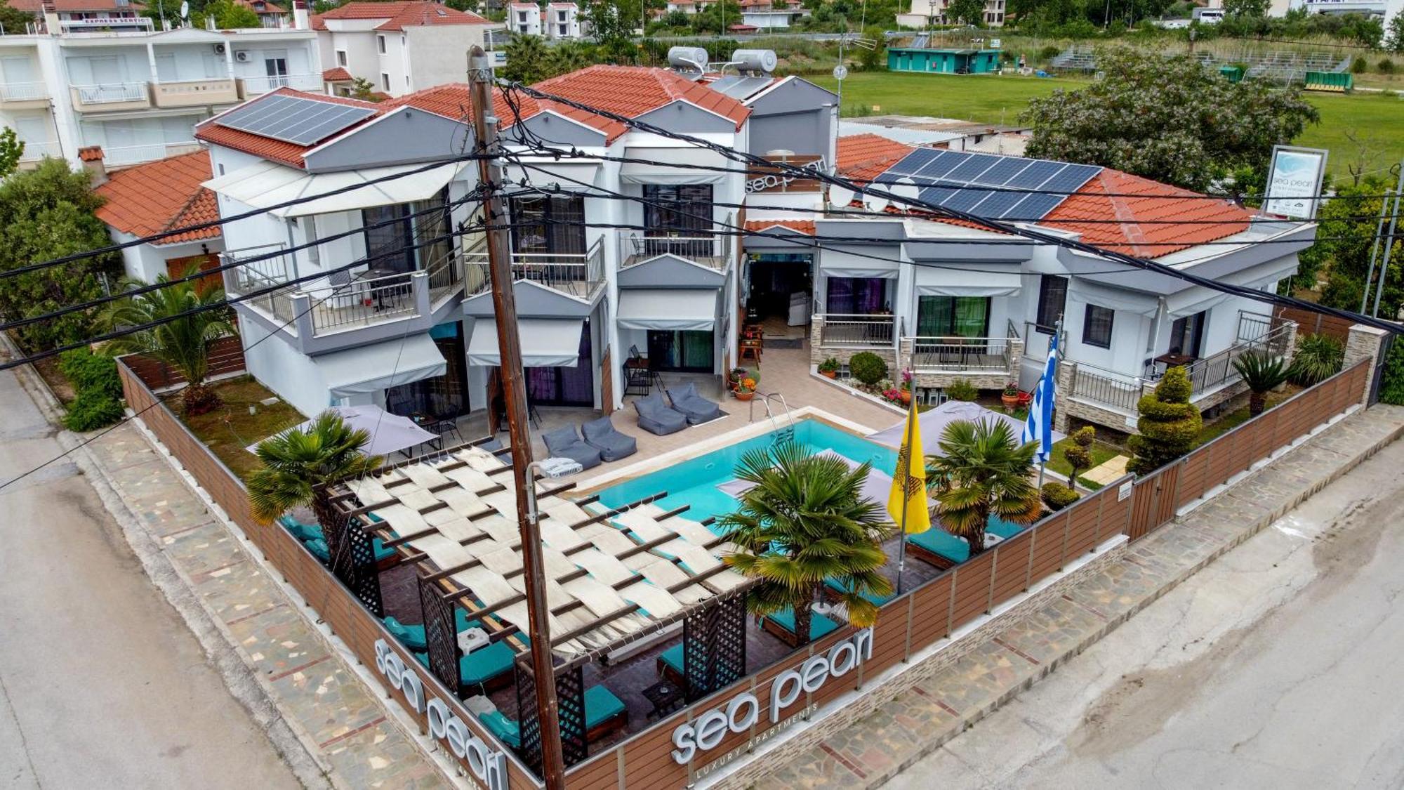 Sea Pearl Luxury Apartments Nea Vrasna Exterior foto
