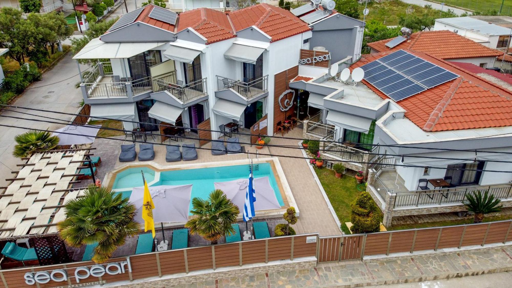 Sea Pearl Luxury Apartments Nea Vrasna Exterior foto